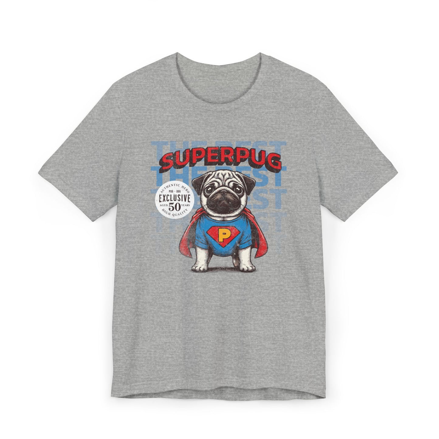 SuperpugT-Shirt - Fun Dog Graphic Tee for Pet Lovers