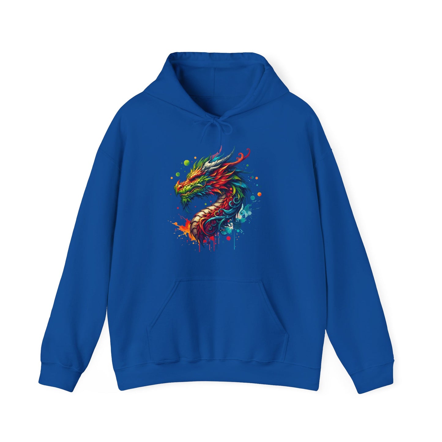 Colorful Dragon Hoodie - Perfect for Fantasy Lovers