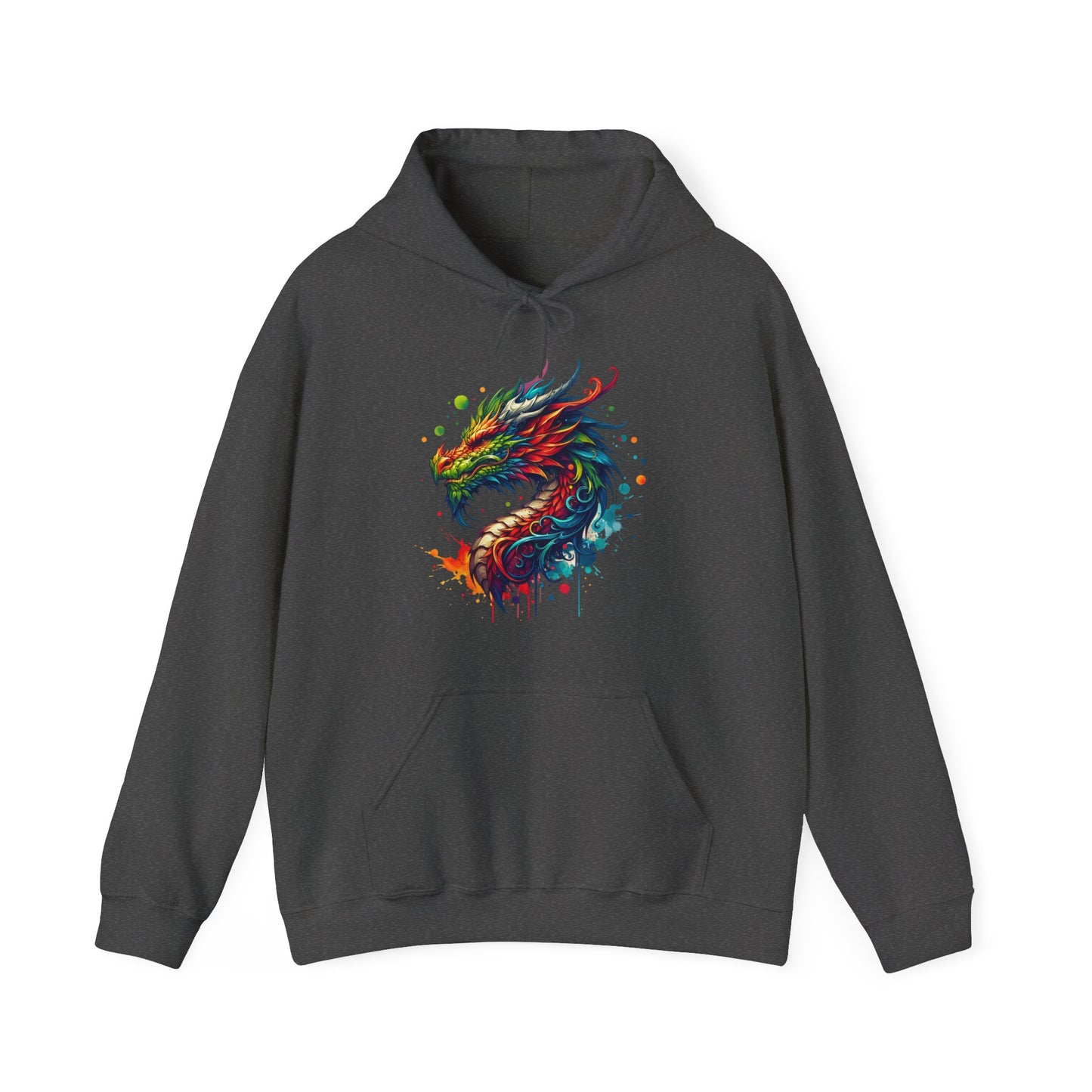 Colorful Dragon Hoodie - Perfect for Fantasy Lovers