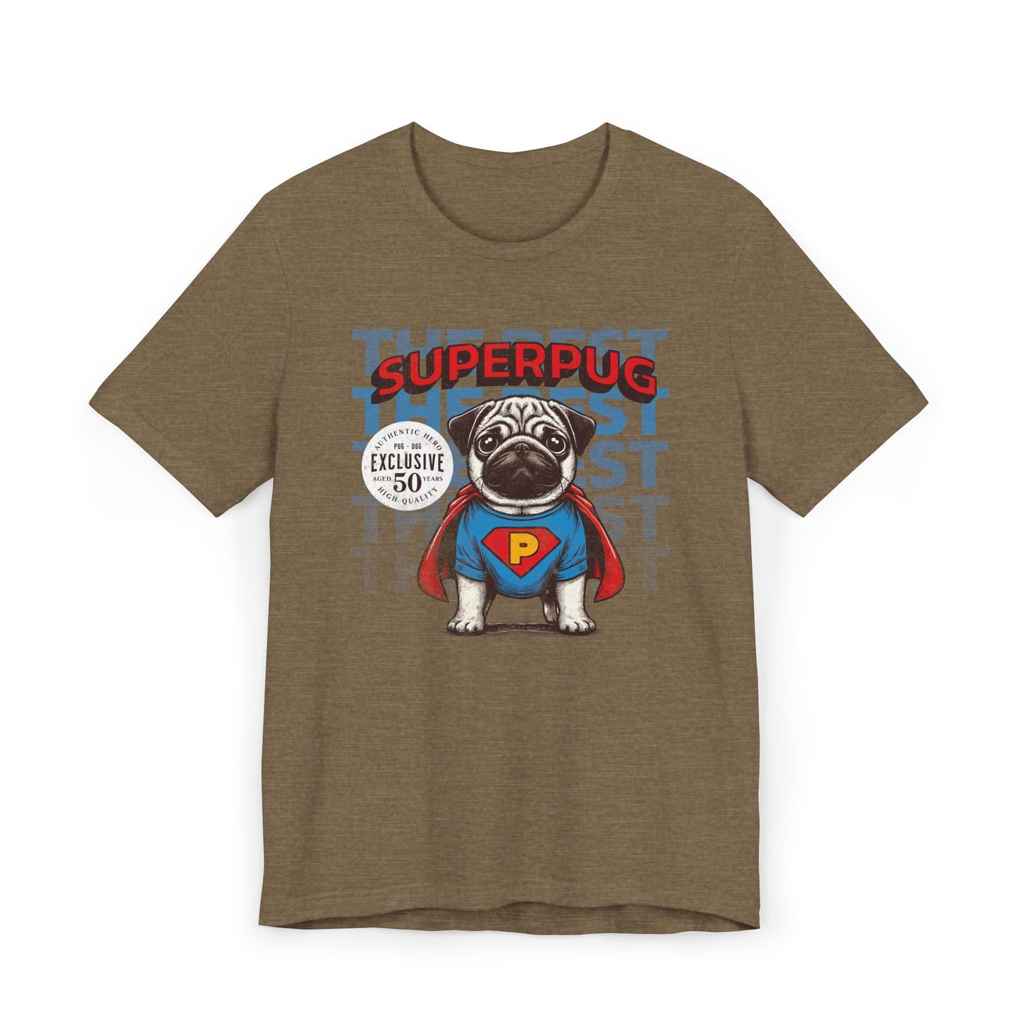 SuperpugT-Shirt - Fun Dog Graphic Tee for Pet Lovers