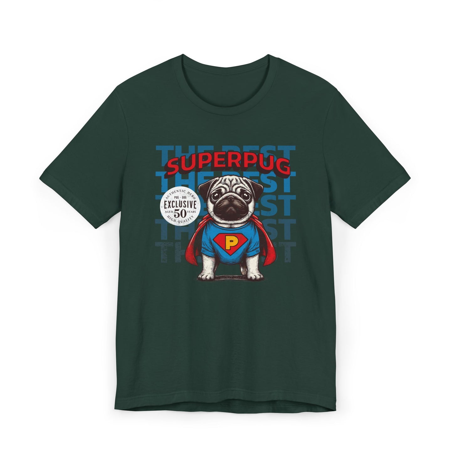 SuperpugT-Shirt - Fun Dog Graphic Tee for Pet Lovers