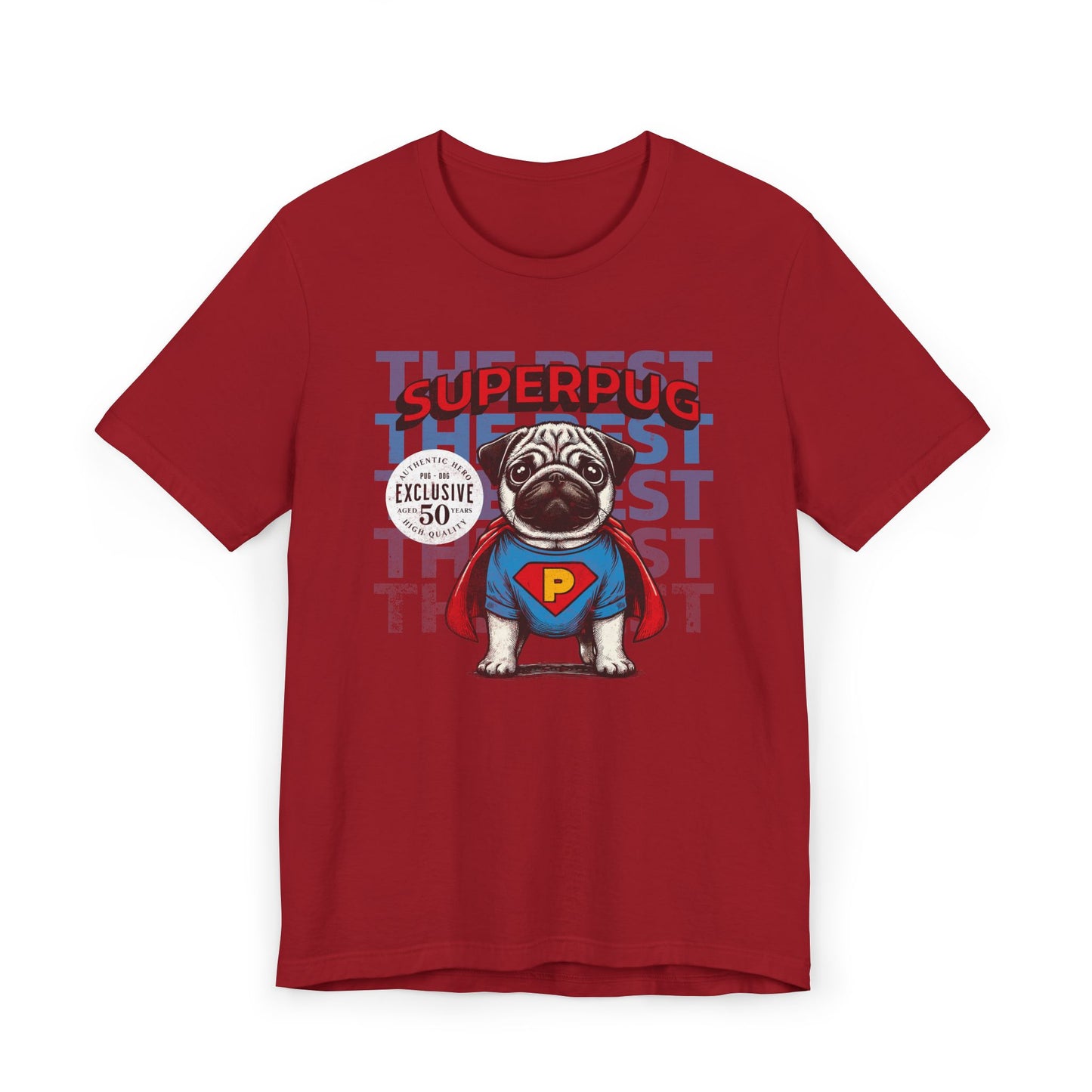 SuperpugT-Shirt - Fun Dog Graphic Tee for Pet Lovers