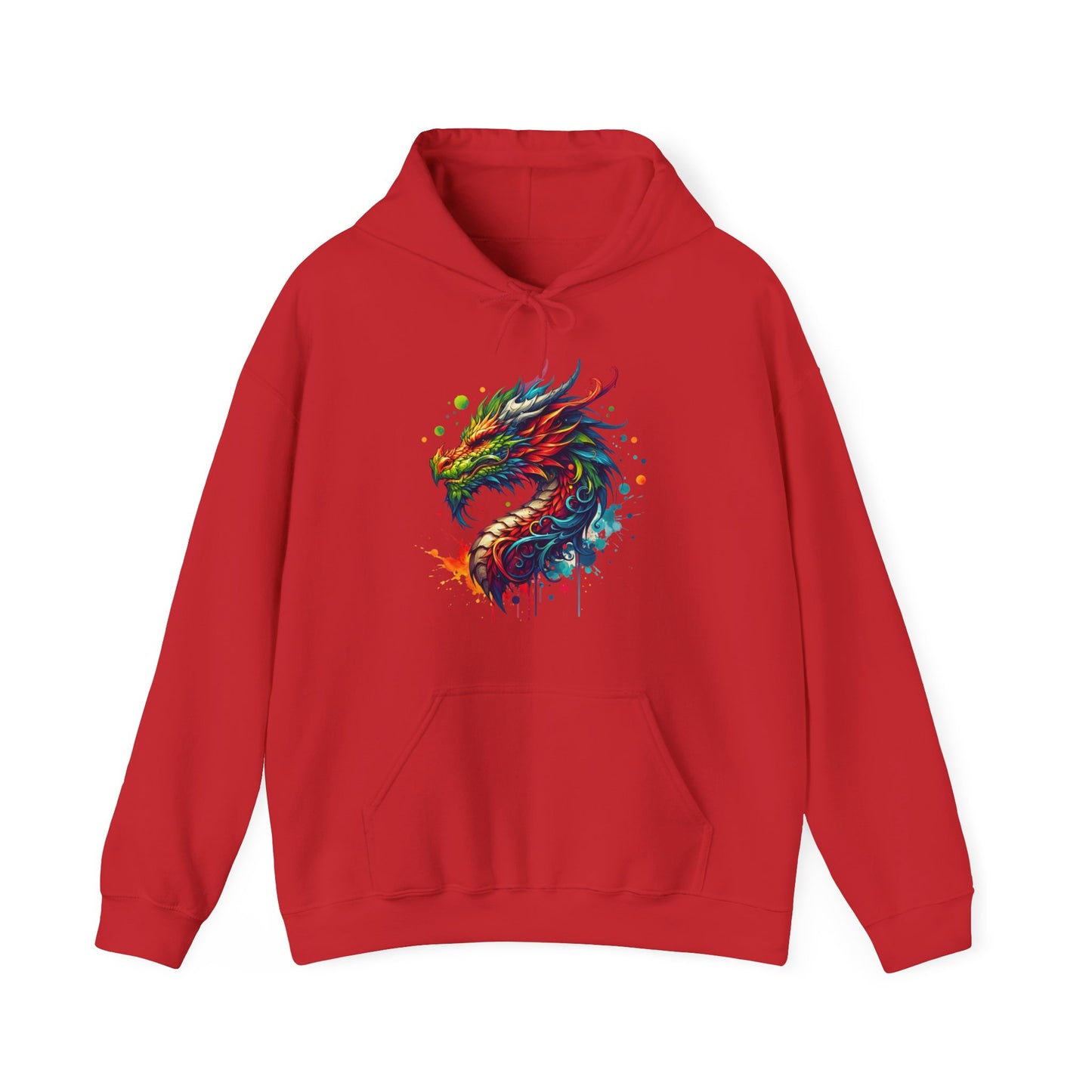 Colorful Dragon Hoodie - Perfect for Fantasy Lovers
