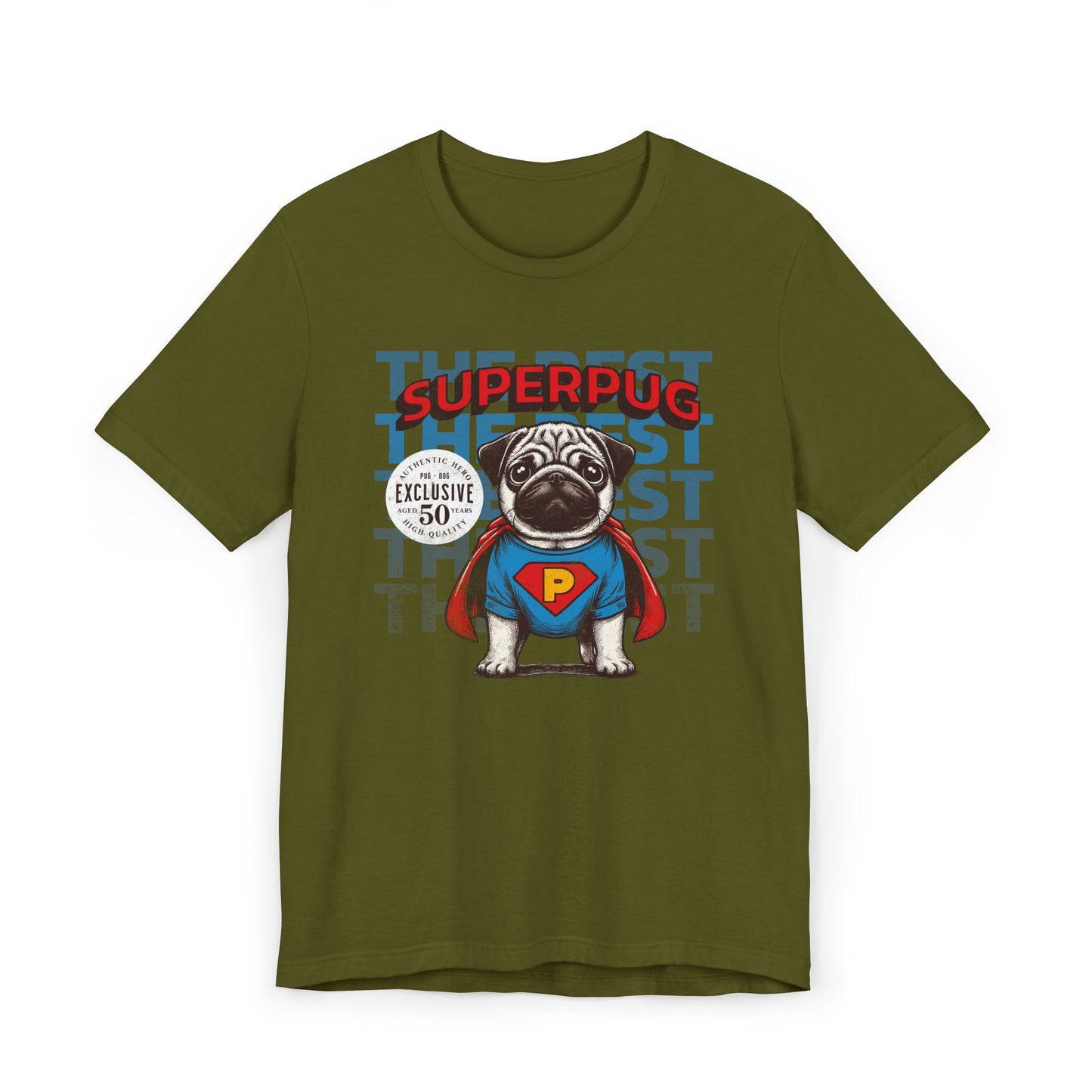 SuperpugT-Shirt - Fun Dog Graphic Tee for Pet Lovers