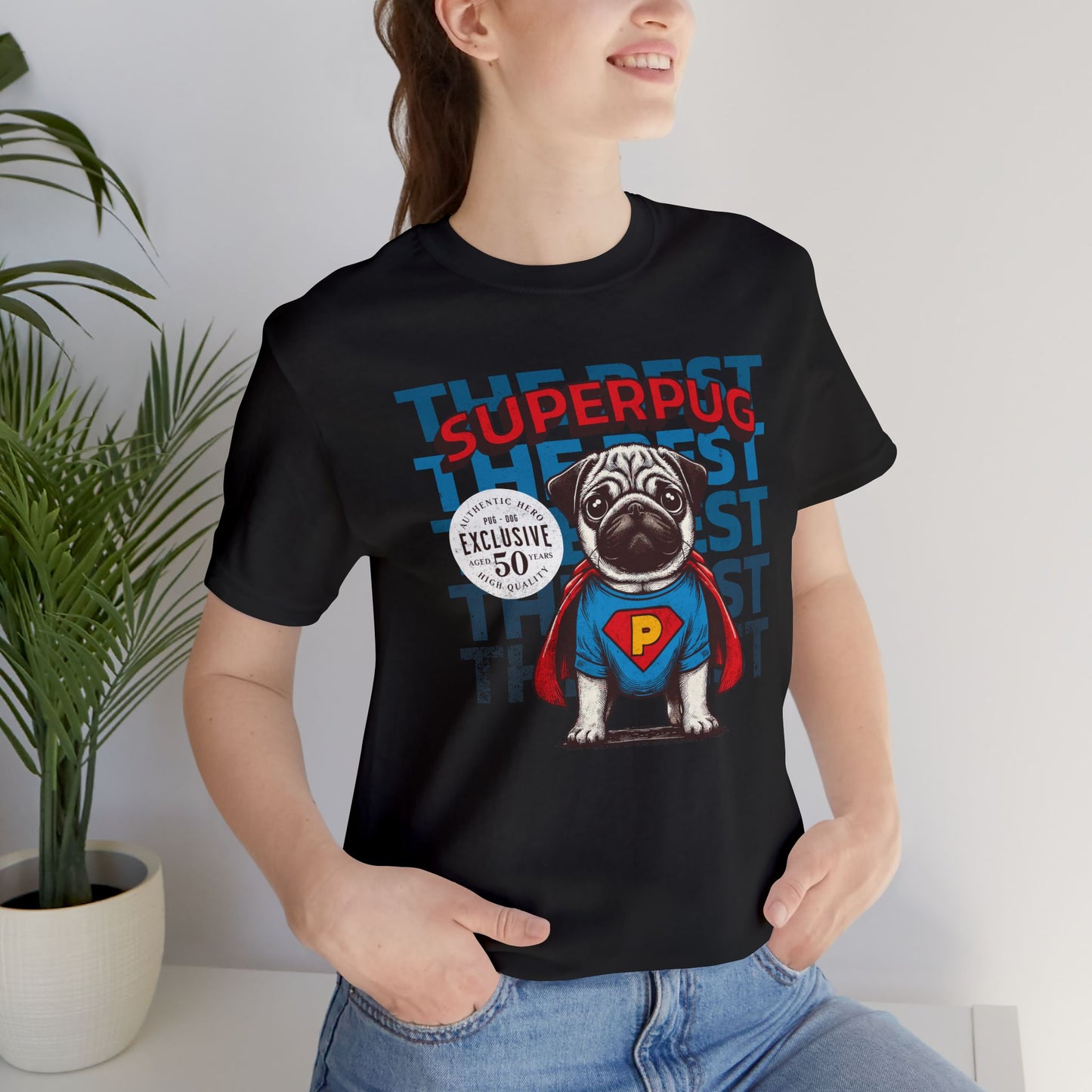 SuperpugT-Shirt - Fun Dog Graphic Tee for Pet Lovers