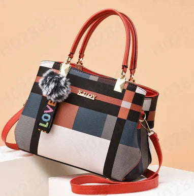 š Trendy Women's Handbag ā Elegant One-Shoulder & Crossbody Bag with Appliques āØ