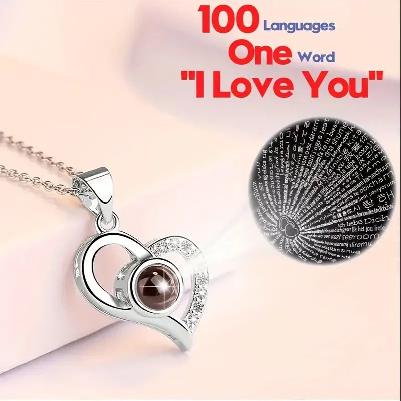 🌹❤️ Heart-Shaped Red Rose Necklace – Perfect Gift for Anniversary, Birthday & More 🎁✨