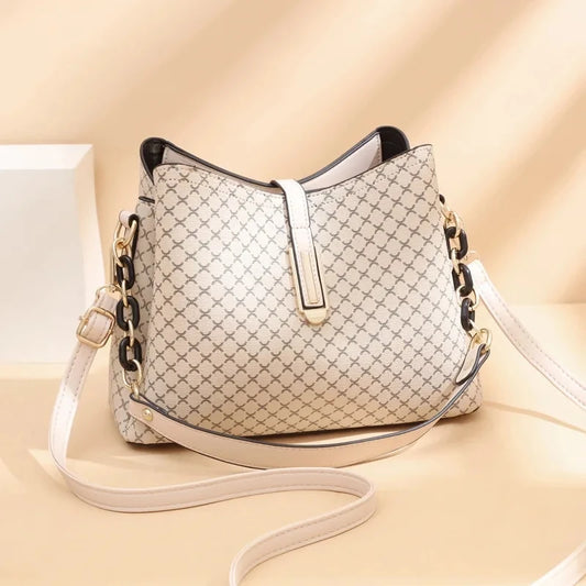 👜 Vintage PU Leather Bucket Bags – Designer Flap Shoulder & Crossbody Bags for Women ✨